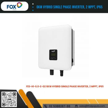 FES-H1-6.0-E-G2 6kW Hybrid Single Phase Inverter, 2 MPPT, IP65