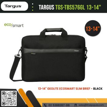ซองกระเป๋าสำหรับใส่โน๊ตบุ๊ค Targus TGS-TBS576GL 13-14" GeoLite EcoSmart Slim Brief