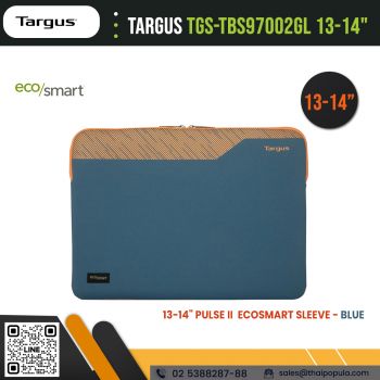 ซองกระเป๋าสำหรับใส่โน๊ตบุ๊ค Targus TGS-TBS97002GL 13-14" Pulse II EcoSmart Sleeve
