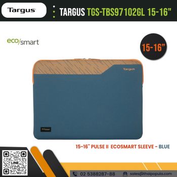 ซองกระเป๋าสำหรับใส่โน๊ตบุ๊ค Targus TGS-TBS97102GL 15-16" Pulse II EcoSmart Sleeve