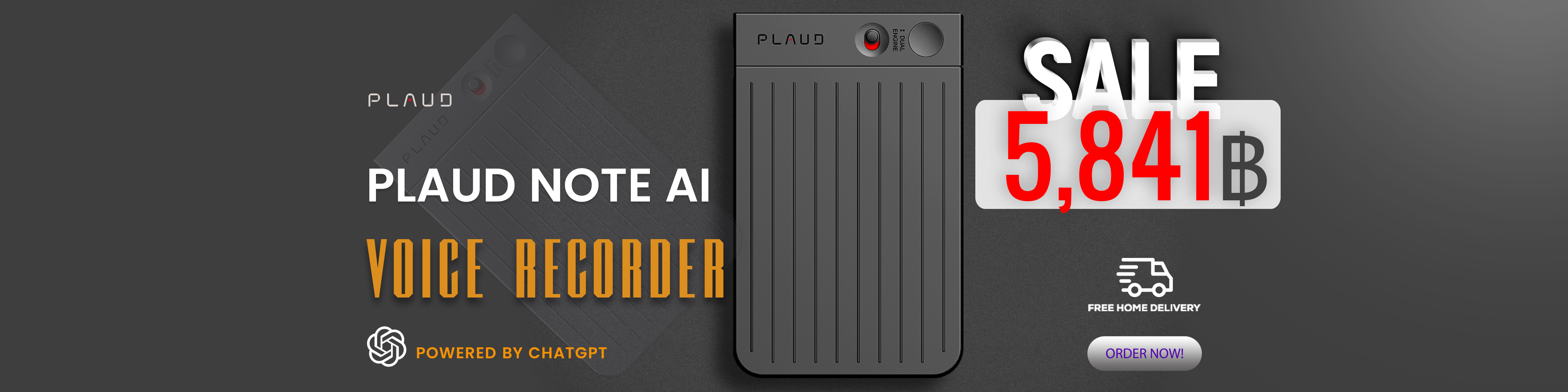 เครื่องบันทึกเสียง PLAUD NOTE AI Voice Recorder